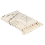 Beliani Blanket ULUYOL Cotton 130 x 170 cm Beige 1