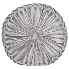 Throw Cushion UDALA 40 x 40 cm Velvet Grey Solid