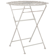 Bistro Table Folding STIFFE 70 cm 70 cm Metal White