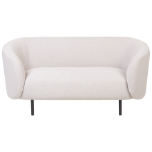 Sofa 2 Seater LOEN Fabric Light Beige