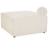 Beliani Ottoman LEMVIG Corduroy Light Beige 1