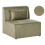 Beliani 1-Seat Section LEMVIG Corduroy Green 1