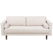 Sofa 3 Seater NURMO Fabric Light Beige