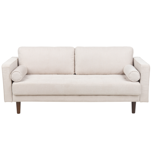 Beliani Sofa 3 Seater NURMO Fabric Light Beige