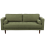 Beliani Sofa 3 Seater NURMO Fabric Dark Green 1