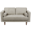 Beliani Sofa 2 Seater NURMO Fabric Taupe 1