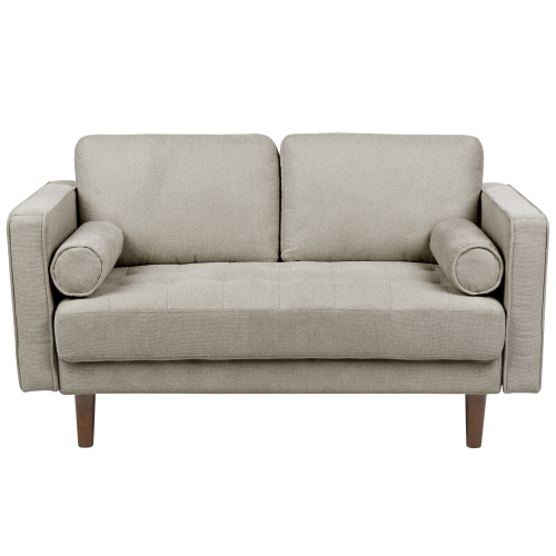 Beliani Sofa 2 Seater NURMO Fabric Taupe