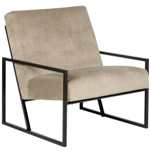 Armchair DELARY Velvet Taupe