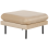 Beliani Ottoman VINTERBRO Velvet Beige 1