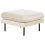 Beliani Ottoman VINTERBRO Velvet Light Beige 1