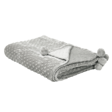 Blanket SAMUR 200 x 220 cm Light Grey
