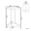 Beliani Side Table ALSEA Tempered Glass Gold 5