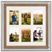 Frame for 6 Photos SINTA Silver