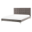Beliani Bed Velvet AMBERT 140 x 200 cm (EU Double) Grey 1