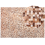 Beliani Rug TORUL Brown 160 x 230 cm Leather 1