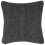 Beliani Throw Cushion KONNI 45 x 45 cm Cotton Grey Chevron Pattern 1