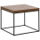 Beliani Side Table DELANO Dark Brown 1