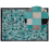 Beliani Rug NIKFER Turquoise 160 x 230 cm Leather 1