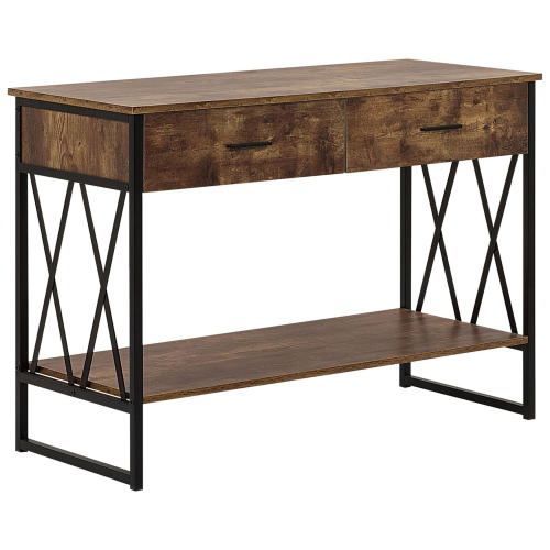 Beliani Console Table AYDEN Dark Brown