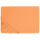 Beliani Fitted Sheet JANBU 90 x 200 cm Cotton Orange 1