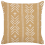 Beliani Throw Cushion BANYAN 45 x 45 cm Cotton Beige Geometric Pattern 1