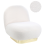 Beliani Armchair LOVIISA Boucle White 1