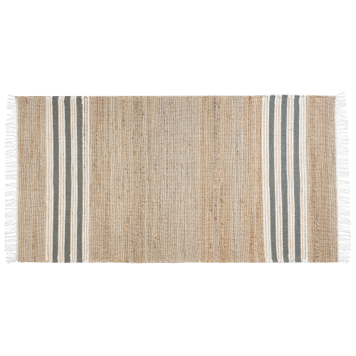 Beliani Rug MIRZA Grey 80 x 150 cm Jute