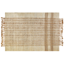 Rug ORTAOBA Beige 160 x 230 cm Jute
