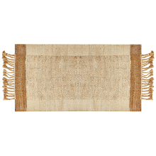 Rug DEDEMLI Beige 80 x 150 cm Jute