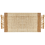 Beliani Rug DEDEMLI Beige 80 x 150 cm Jute 1