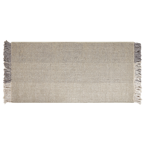 Beliani Rug TEKELER Grey 80 x 150 cm Wool