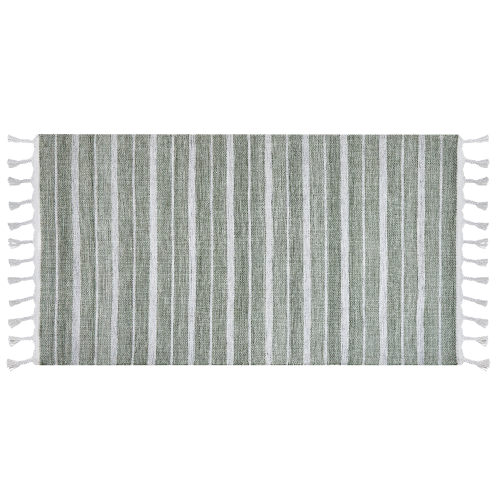 Beliani Rug BADEMLI Dark Green 80 x 150 cm