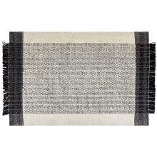 Rug KETENLI White 140 x 200 cm Wool