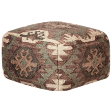 Pouffe ARVEN Jute Multicolour