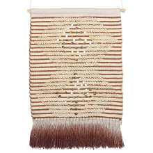 Fabric Wall Hanging SABO 75 cm Cotton Beige