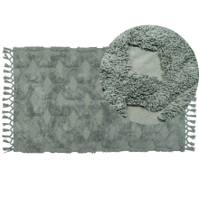 Rug KARS Green 80 x 150 cm Cotton