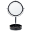 Beliani Makeup Mirror LED SAVOIE Black/ Silver 1