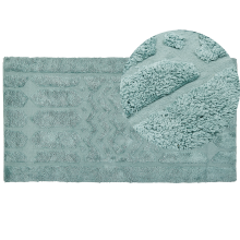 Rug SIRNAK Mint Green 80 x 150 cm Cotton