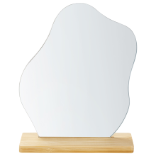 Standing Mirror LOZERE 19 cm 22 cm Bamboo Light Brown