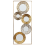 Beliani Wall Decor MAICOBA 90 cm Metal Gold 1