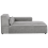 Beliani Left-Hand Chaise Longue HELLNAR Fabric Grey 1