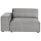 Beliani Corner Seat HELLNAR Right Hand Grey Fabric 1