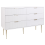 Beliani 6 Drawer Chest SOHO White 1