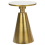 Beliani Side Table ANDRES Metal Gold 1
