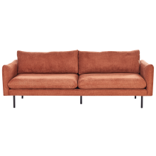 Sofa 3 Seater VINTERBRO Chenille Golden Brown