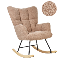 Rocking Chair OULU Boucle Beige