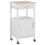 Beliani Kitchen Trolley SIENA White 1