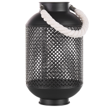 Lantern CORON 34 cm Metal Black