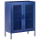 Beliani Cabinet WAKATIPU Metal Navy Blue 1