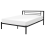 Beliani Bed Metal CUSSET 140 x 200 cm (EU Double) Black 1